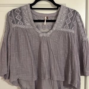 Free People Lace Top